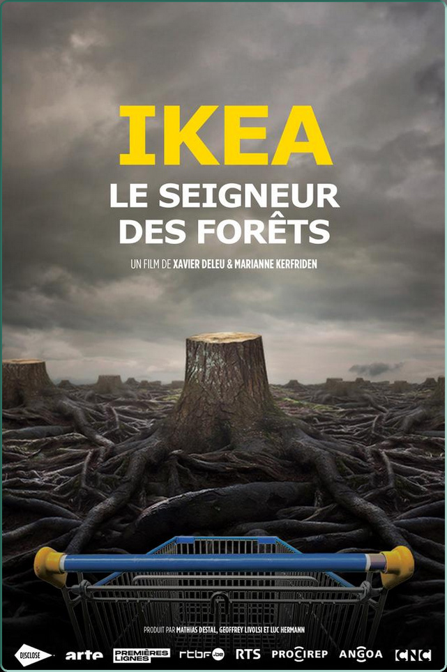 Affiche du documentaire "Ikea, le seigneur des forêts" sur Arte