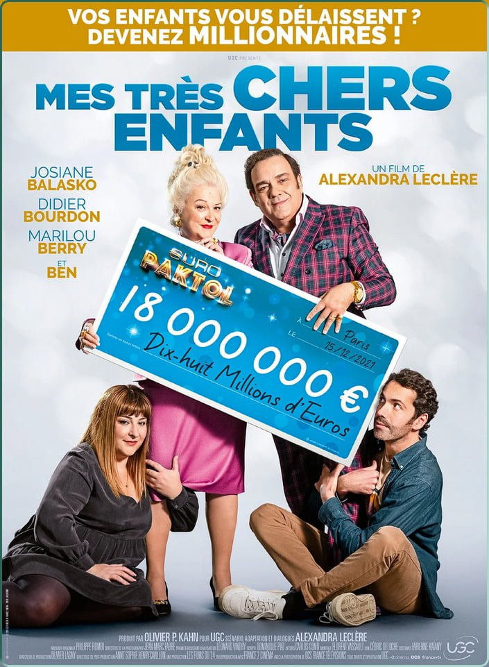 Affiche du film "Mes Très Chers Enfants" en VOD