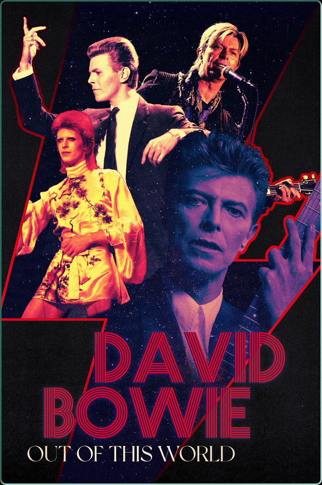 Affiche du documentaire "David Bowie: Out of This World" sur Prime Video