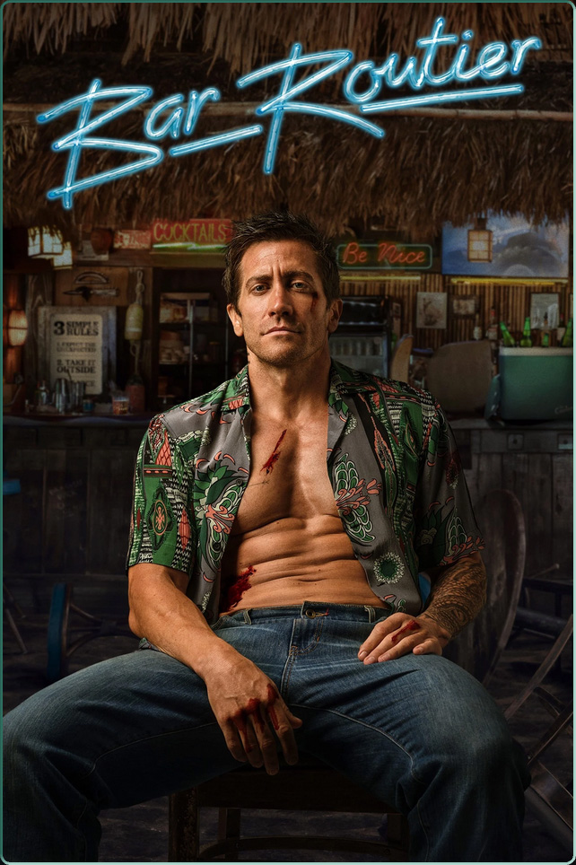 Affiche du film "Road House" avec Jake Gyllenhaal sur Prime Video