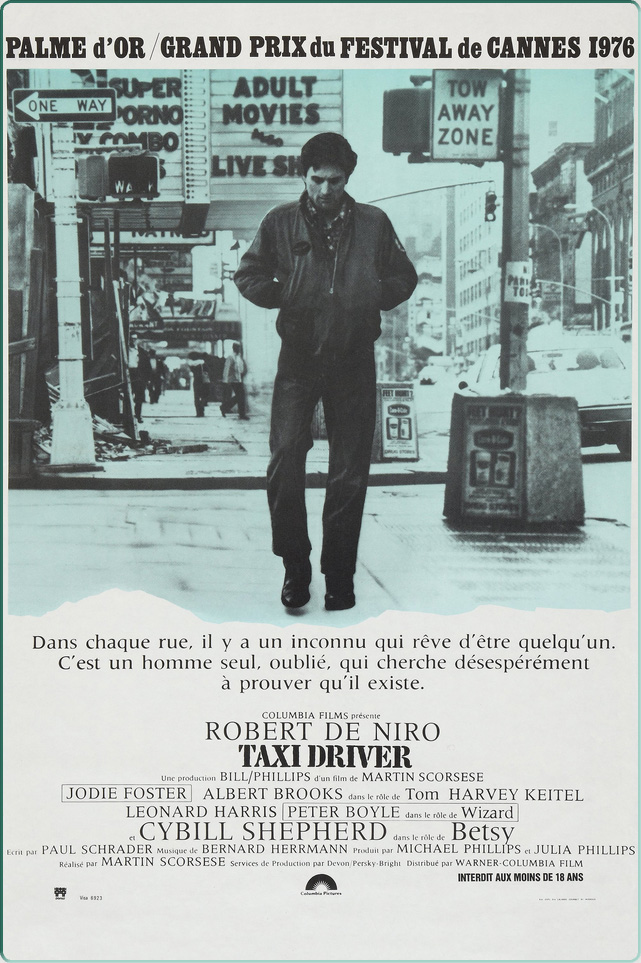 Affiche du film "Taxi Driver" sur OQEE Ciné