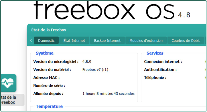 Le Freebox Server obtient la mise à jour 4.8.9 sur Freebox OS