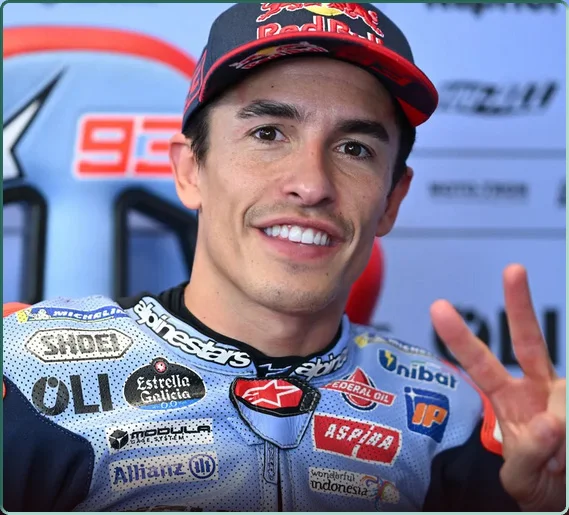 Le pilote MotoGP Marc Márquez et ses 2 victoires en 2024